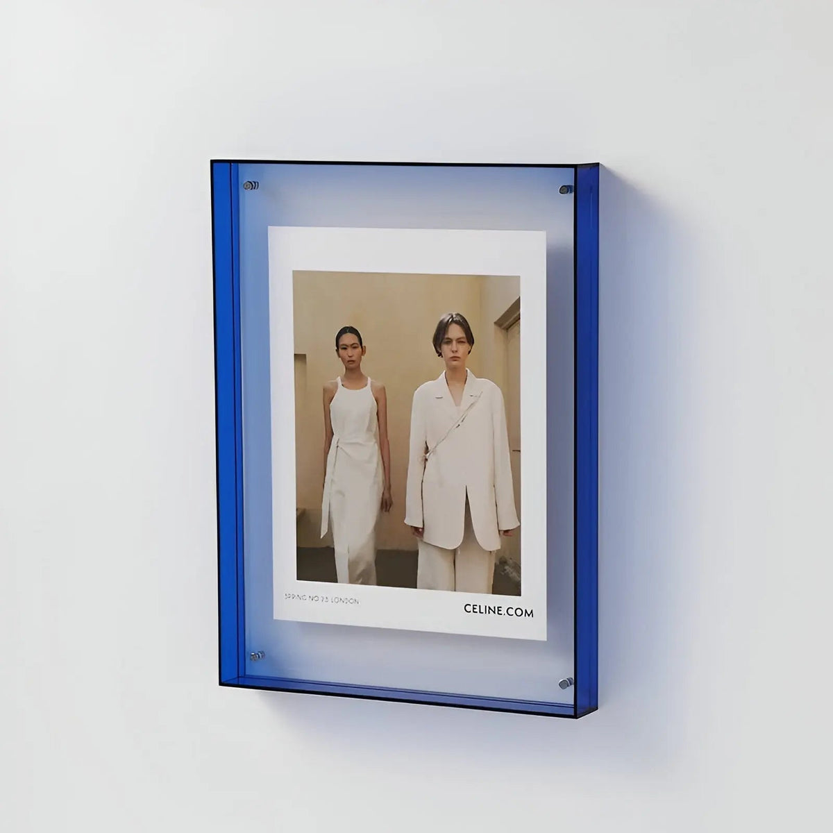 Acrylic Photo Frame with Colored Edge – Wall & Table – 10 Colors – 5 Sizes | Sansoti
