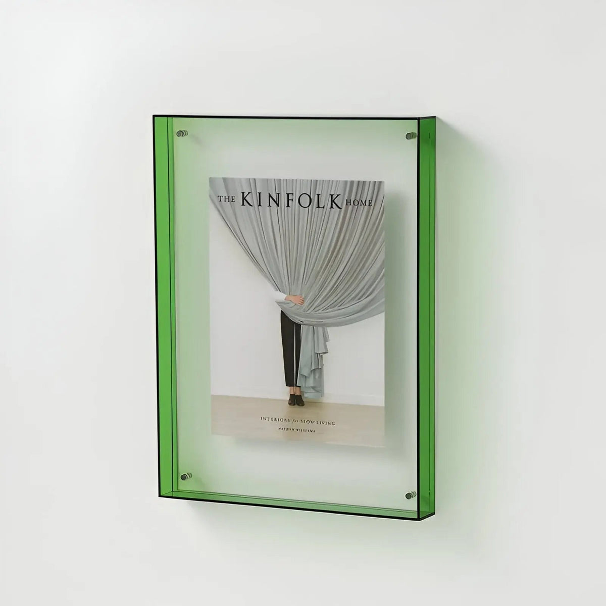 Acrylic Photo Frame with Colored Edge – Wall & Table – 10 Colors – 5 Sizes | Sansoti