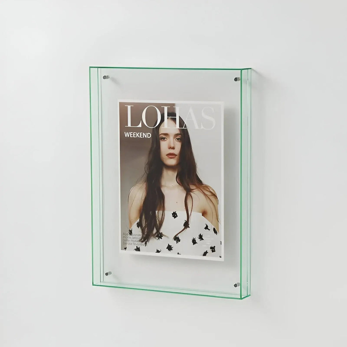 Acrylic Photo Frame with Colored Edge – Wall & Table – 10 Colors – 5 Sizes | Sansoti