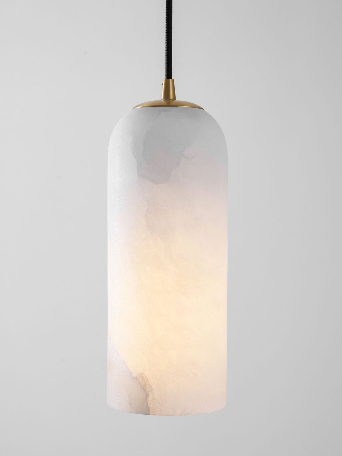 Alabaster Hängeleuchte mit Geflochtenem Kabel – Naturstein Beleuchtung von Einzelleuchte bis 21-Licht Cluster – Mid-Century Modern Stil Esszimmer Hängeleuchte mit E12/E14 Fassung | Sansoti