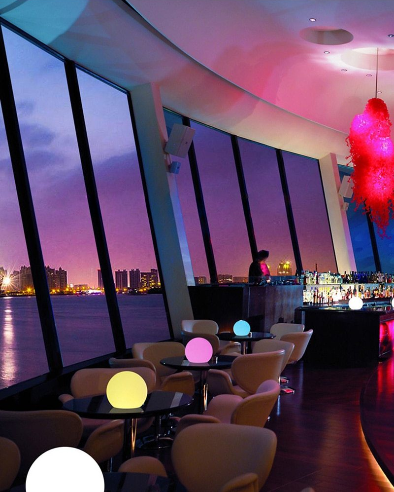Table Lamp Wireless Rechargeable LED 16 Colors Dimmable IP65 Outdoor Indoor | Sansoti