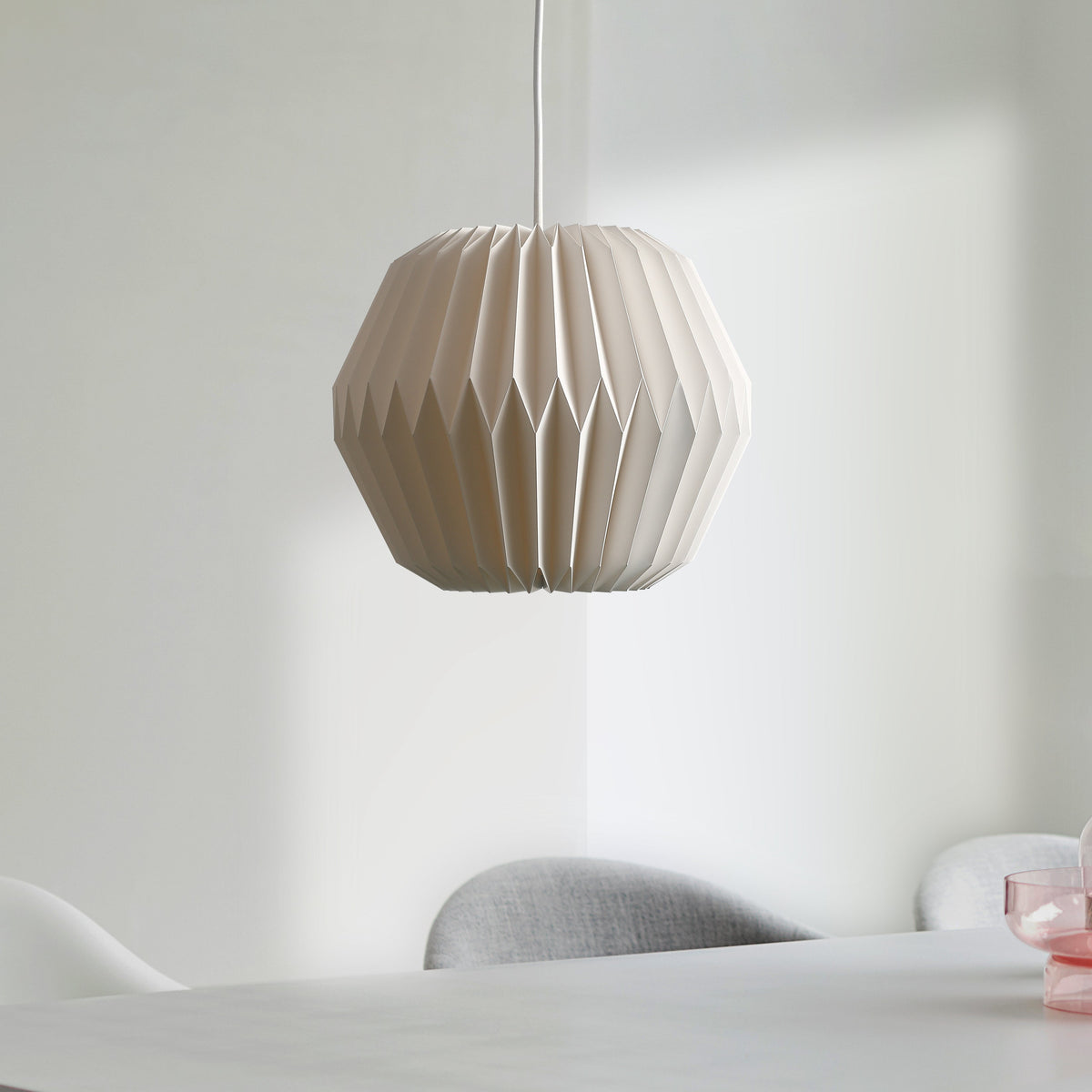 Hängelampe Weiß Acryl Design E27 Wohnzimmer Esstisch | Sansoti
