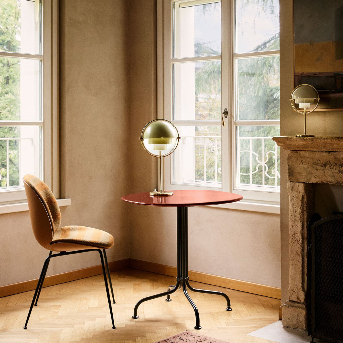 Portable Table Lamp with Integrated LED and USB Rechargeable Battery – Dimmable 330 Lumens 3000K Modern Design | Sansoti