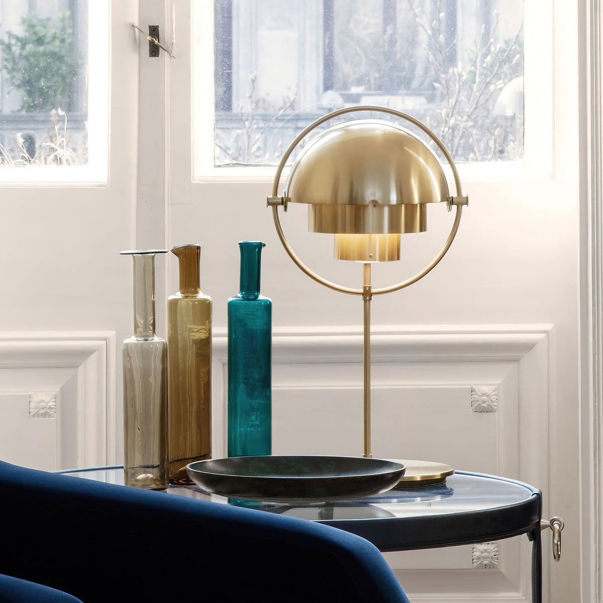 Portable Table Lamp with Integrated LED and USB Rechargeable Battery – Dimmable 330 Lumens 3000K Modern Design | Sansoti