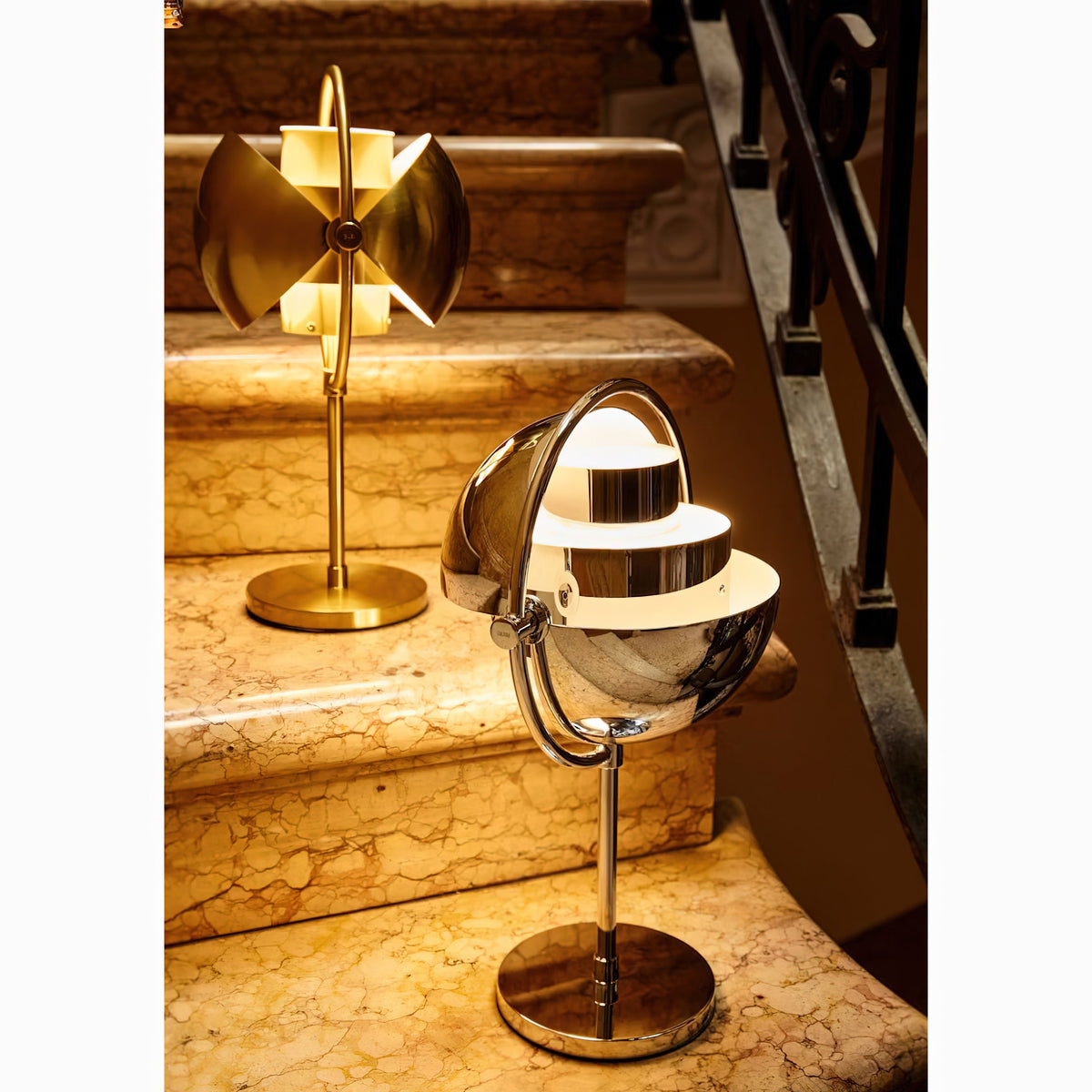 Portable Table Lamp with Integrated LED and USB Rechargeable Battery – Dimmable 330 Lumens 3000K Modern Design | Sansoti