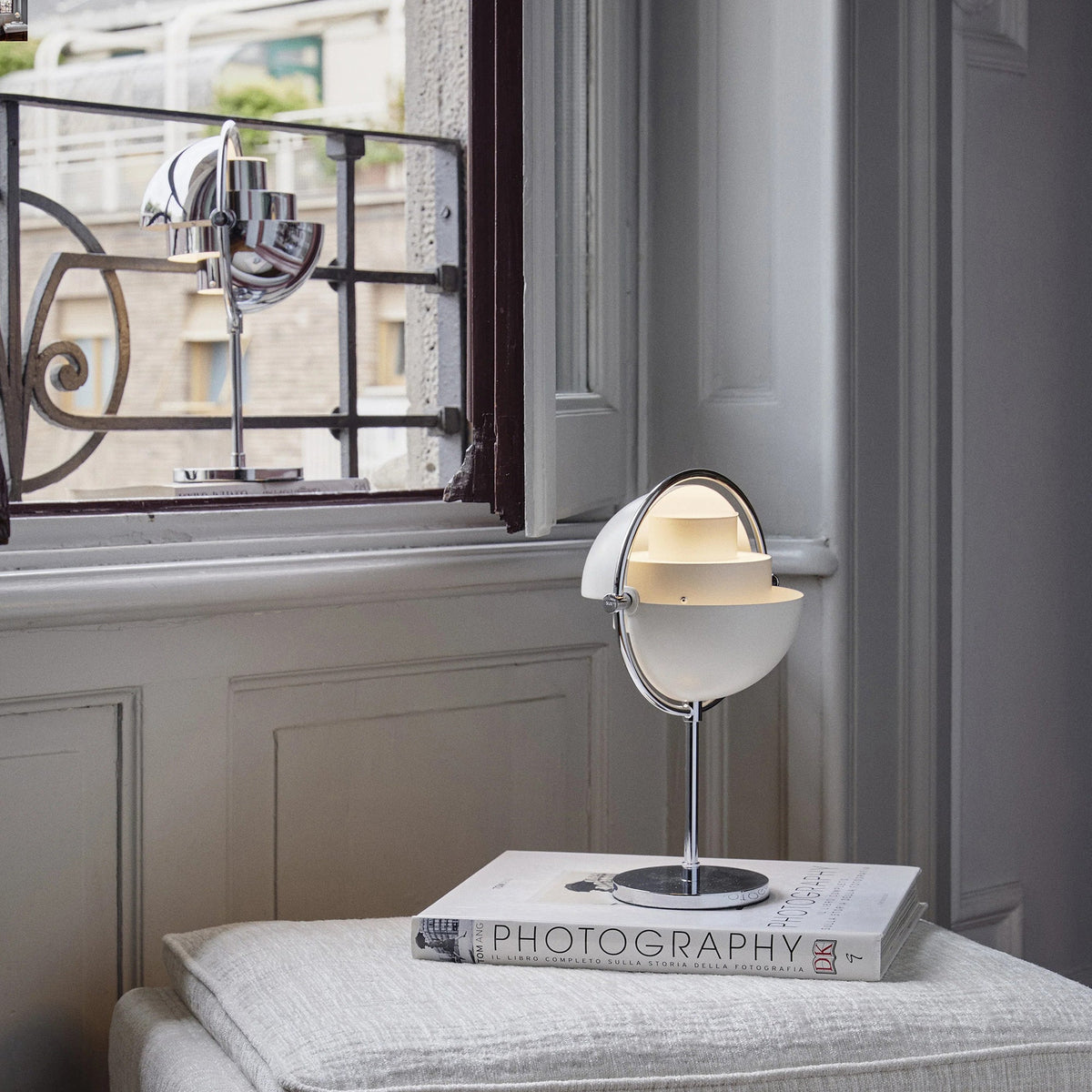 Portable Table Lamp with Integrated LED and USB Rechargeable Battery – Dimmable 330 Lumens 3000K Modern Design | Sansoti