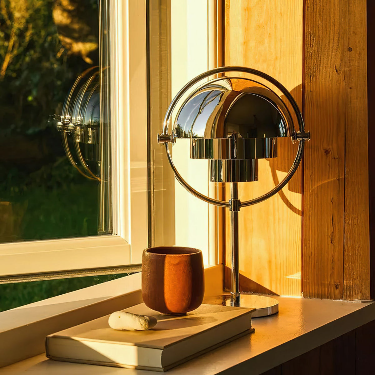 Portable Table Lamp with Integrated LED and USB Rechargeable Battery – Dimmable 330 Lumens 3000K Modern Design | Sansoti