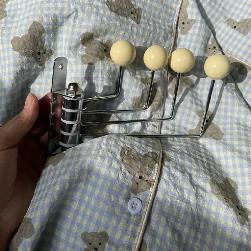 Metalowy wieszak ścienny, retro, 3 lub 4 haczyki, czarny, biały, zielony, czerwony, przedpokój, sypialnia | Sansoti