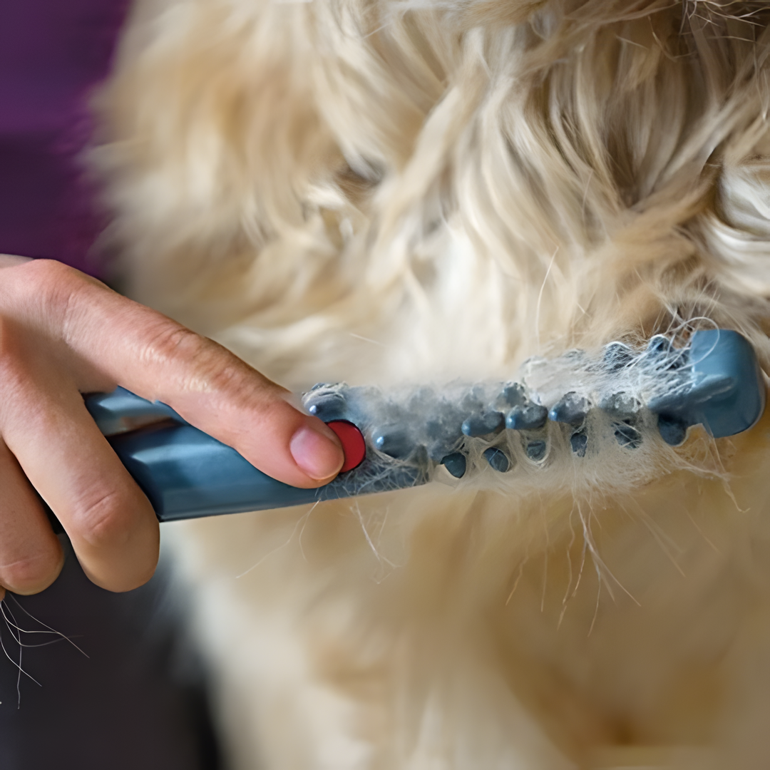 Pet Detangling Tool – Soft Coat Care for Cats & Dogs – Professional Brush Against Tangles and Mats | Sansoti