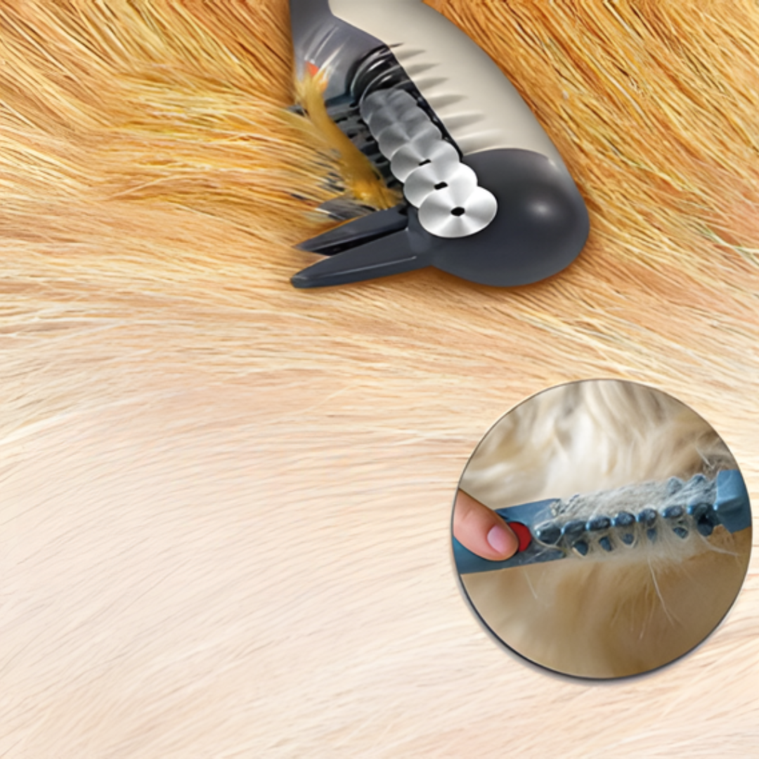 Pet Detangling Tool - Coat Trimmer - Painless Mat Removal - All Coat Types - Safe & Gentle | Sansoti