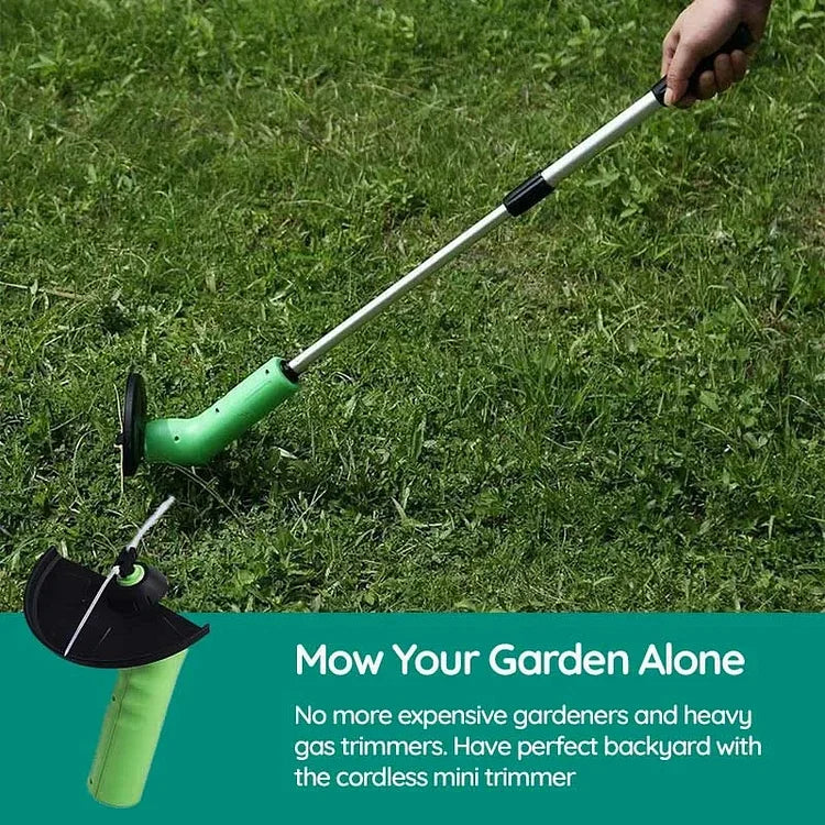 Wireless Compact Battery-Powered Grass Trimmer for Precise Edge Trimming | Sansoti