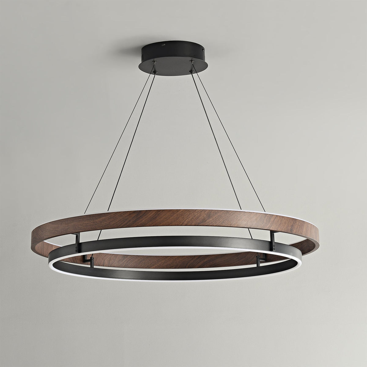 Moderne LED-Hängelampe mit Ringen – Designbeleuchtung mit warmem Licht | Sansoti