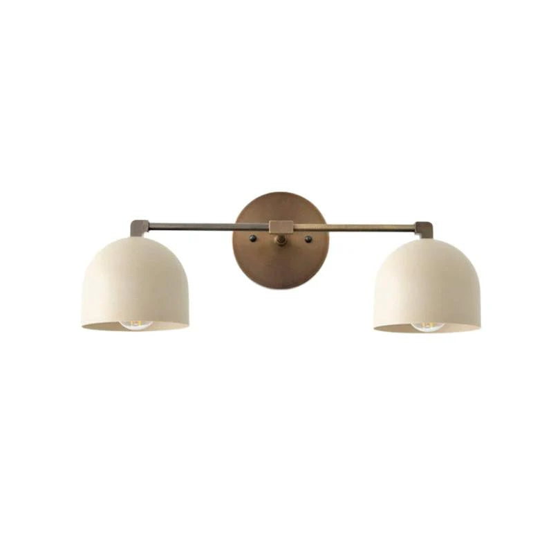 Metal Wall Lamp with Spherical Shade – Scandinavian Atmosphere Lamp for Bathroom Bedroom Living Room – Modern Wall Lighting Black Gold Brass | Sansoti