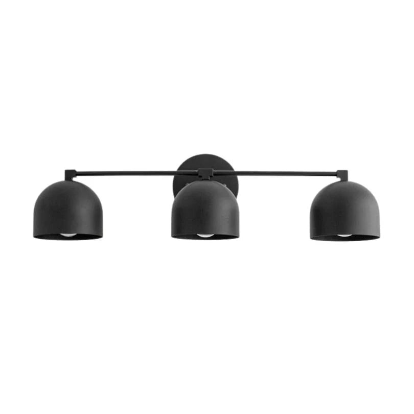 Metal Wall Lamp with Spherical Shade – Scandinavian Atmosphere Lamp for Bathroom Bedroom Living Room – Modern Wall Lighting Black Gold Brass | Sansoti