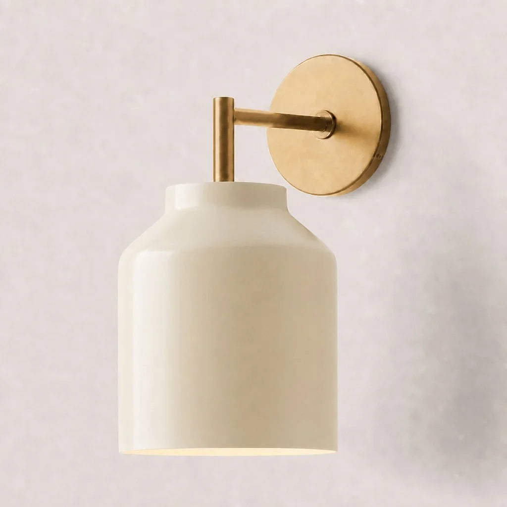 Metalen Wandlamp Minimalistisch Mat Afwerking Scandinavische Stijl Sfeerlicht voor Slaapkamer Gang Woonkamer Interieur | Sansoti