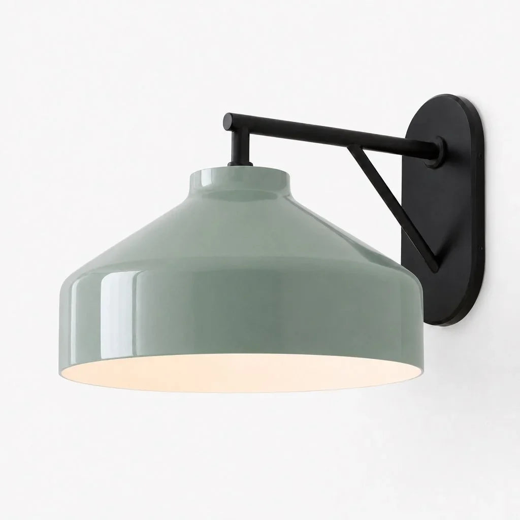 Metalen Wandlamp Minimalistisch Mat Afwerking Scandinavische Stijl Sfeerlicht voor Slaapkamer Gang Woonkamer Interieur | Sansoti
