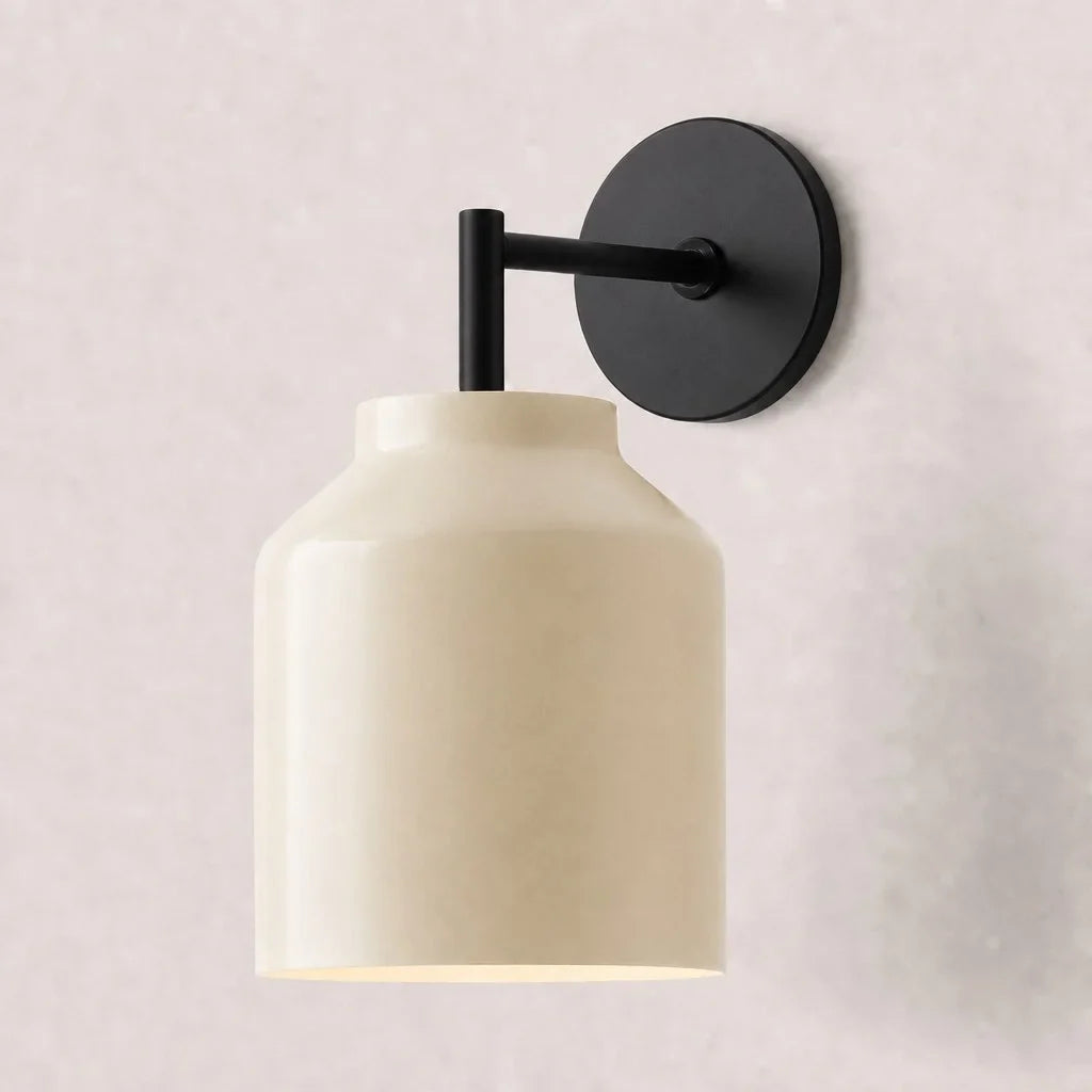 Metalen Wandlamp Minimalistisch Mat Afwerking Scandinavische Stijl Sfeerlicht voor Slaapkamer Gang Woonkamer Interieur | Sansoti