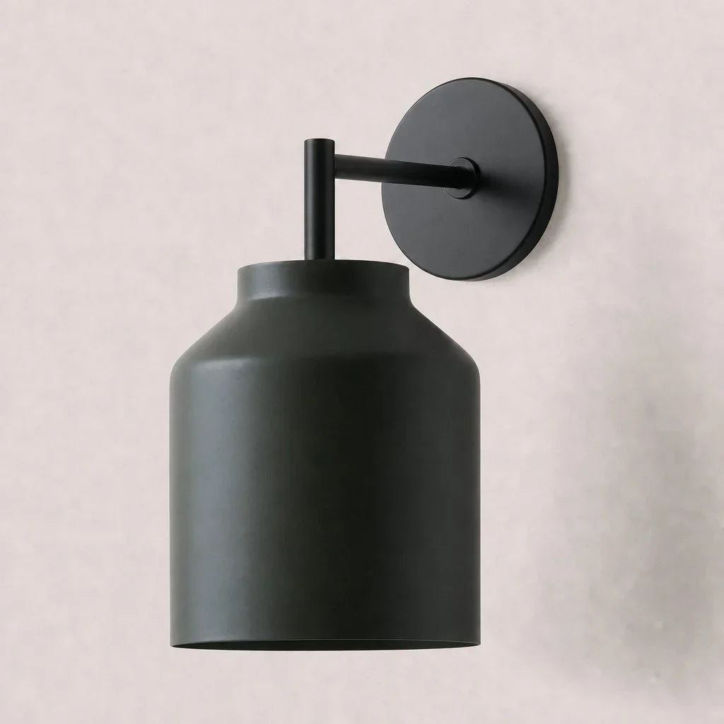 Metalen Wandlamp Minimalistisch Mat Afwerking Scandinavische Stijl Sfeerlicht voor Slaapkamer Gang Woonkamer Interieur | Sansoti