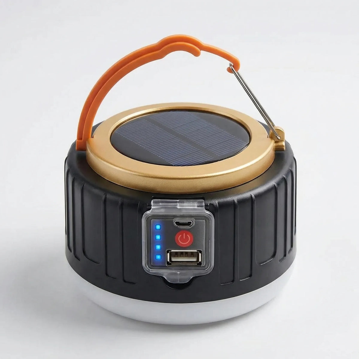 Rechargeable Solar-Powered LED Lantern with Remote Control, Waterproof, for Camping, Garden, Patio, Outdoors | Sansoti