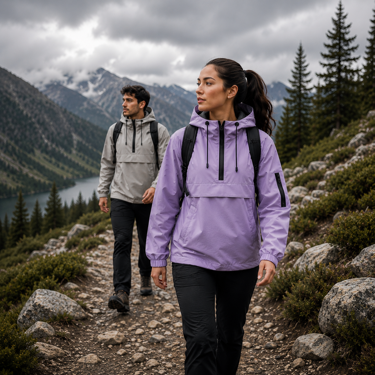 Waterdichte Parka voor Dames Winddichte Winterjas met Capuchon Ritssluiting Functionele Outdoorjas Winterkleding | Sansoti