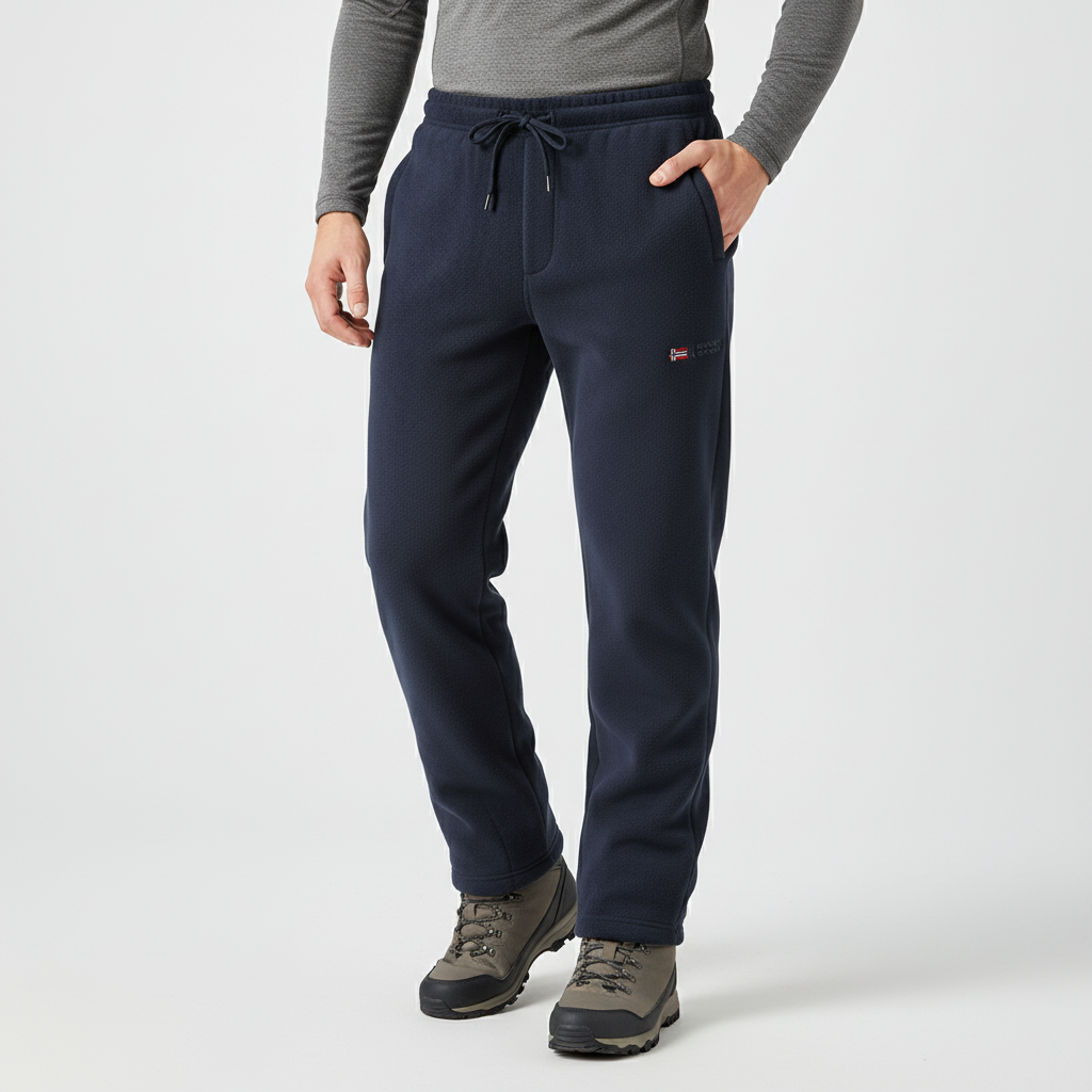 Gefütterte Winterhose mit Fleecefutter für Outdoor-Aktivitäten, Wintersport, Camping, Wandern und Skifahren | Sansoti