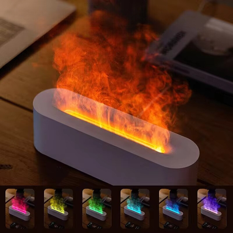Aroma diffuser with ambient lighting USB 150ml 7 Colors Mist Function Relaxation Night Light Humidifier | Sansoti