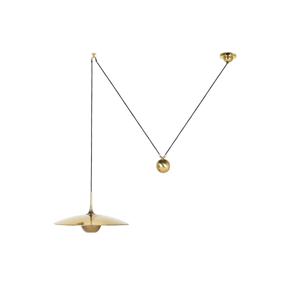 Suspension réglable avec contrepoids — Suspension industrielle en métal chromé ou doré | Sansoti