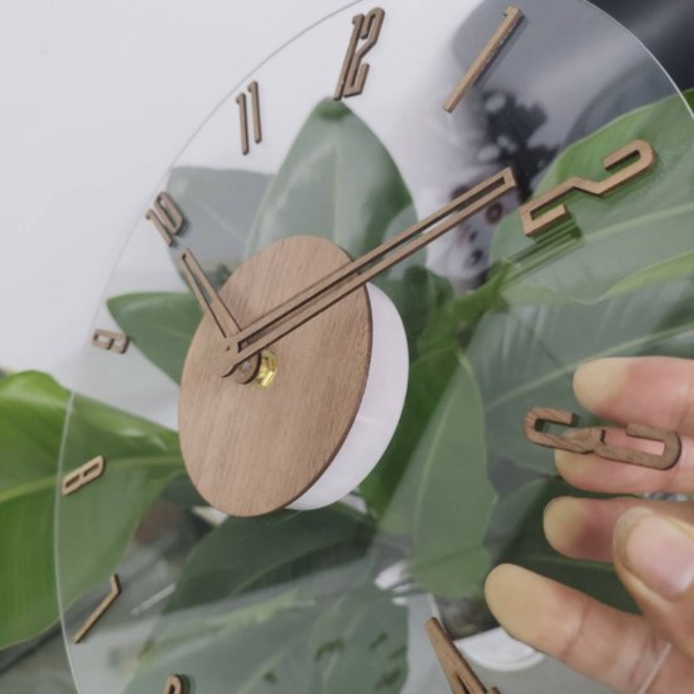 Sansoti | Modern Wooden Wall Clock with Silent Movement