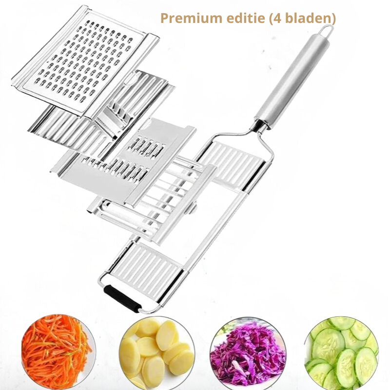 Vegetable Slicer with Ergonomic Handle and Multifunctional Blades for Efficient Kitchen Work | Sansoti