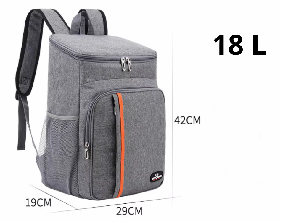 Mochila nevera de 18 L o 30 L, aislante, 16 horas de frío, nailon Oxford, para pícnic, camping y playa