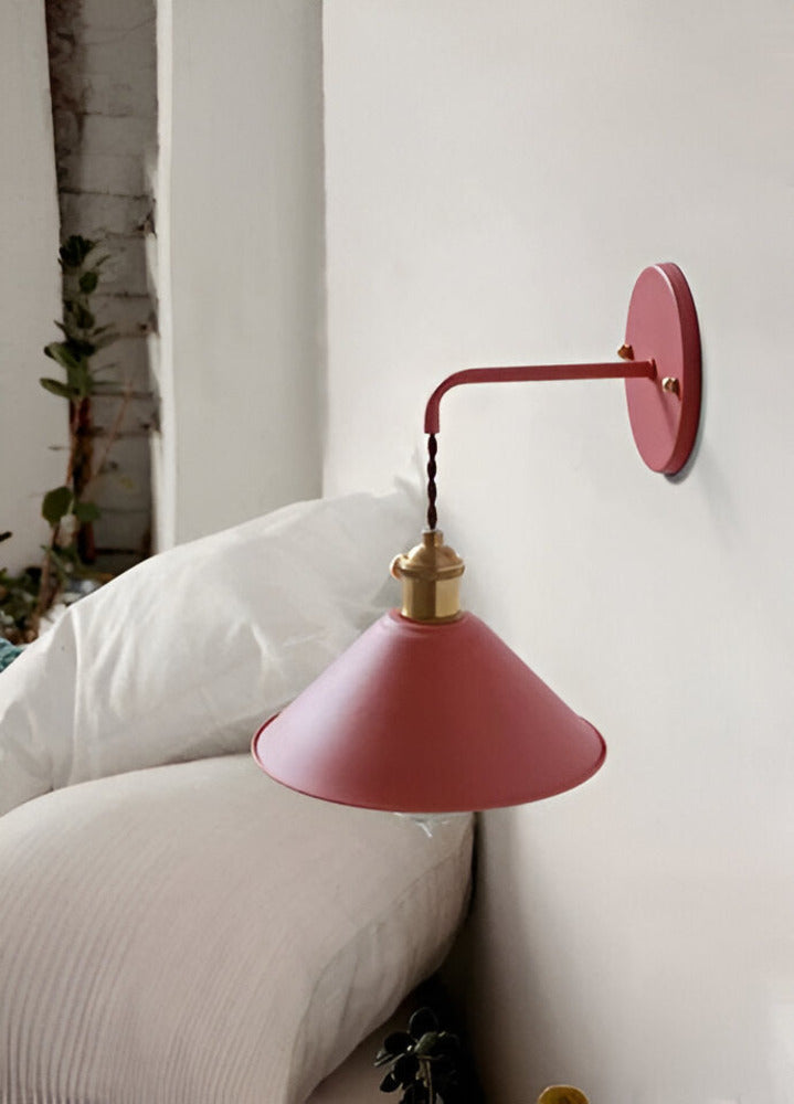 Wandlampe Retro Vintage Metall Kegelform 22cm Industrielles Design | Sansoti