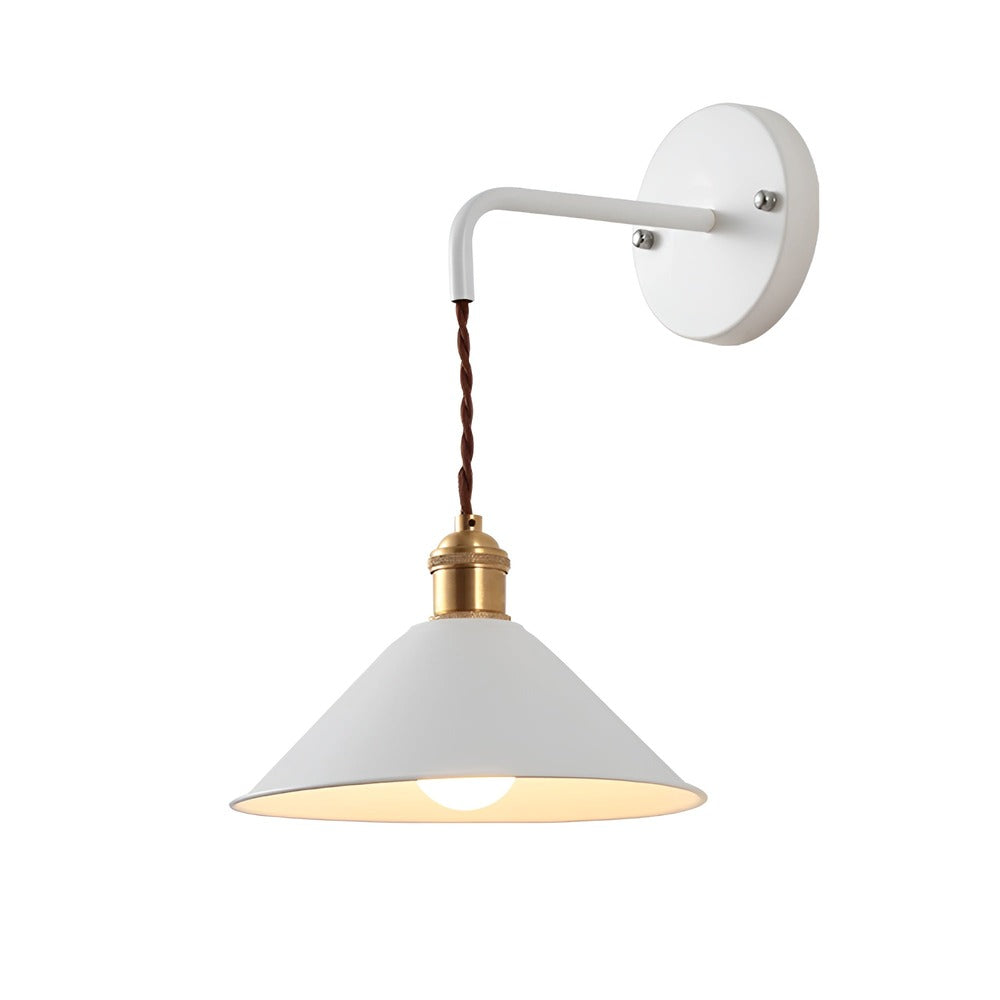 Wandlampe Retro Vintage Metall Kegelform 22cm Industrielles Design | Sansoti