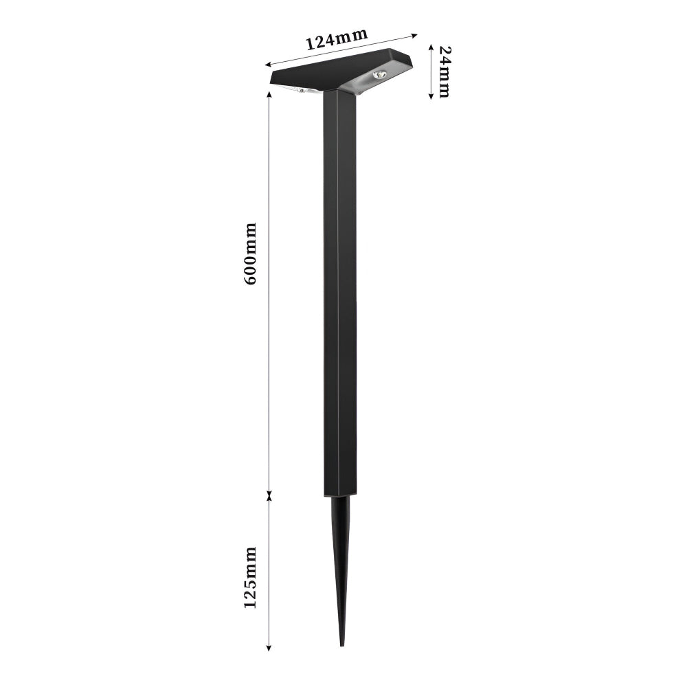 Solar Lampe Außen 4 Stück Wasserdicht IP65 Gartenweg Terrasse 60cm | Sansoti