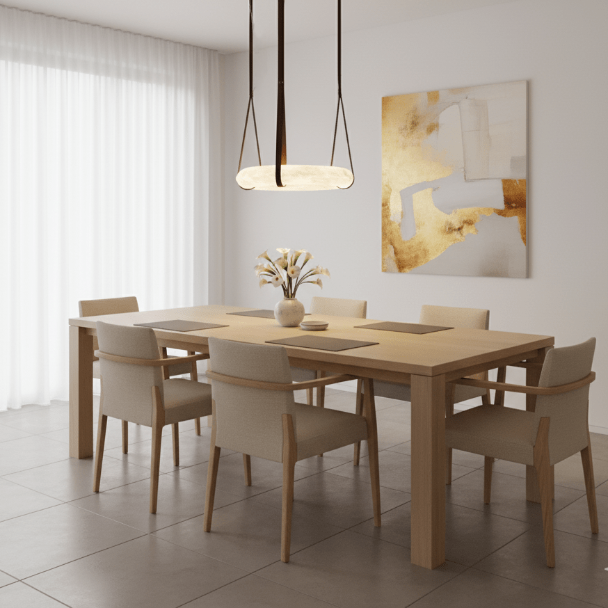 Pendant Lamp Alabaster Ring LED Dark Brown Brown Gold Living Room Dining Room 3000K 4000K 6000K Ø30 Ø120cm Natural Stone Pendant Lamp | Sansoti