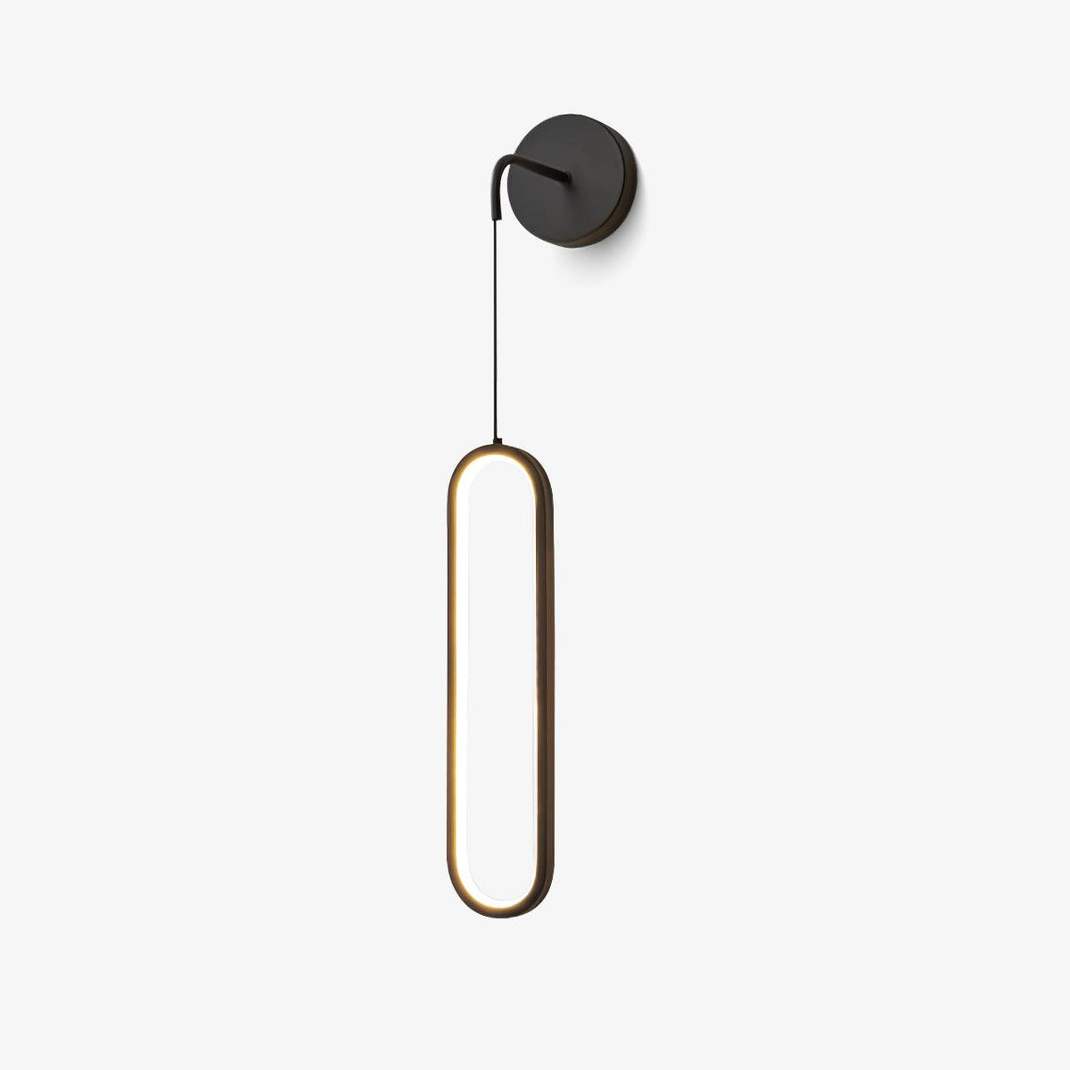 Hangende Wandlamp LED Messing Acryl 68cm Dimbaar Woonkamer Slaapkamer Gang Modern