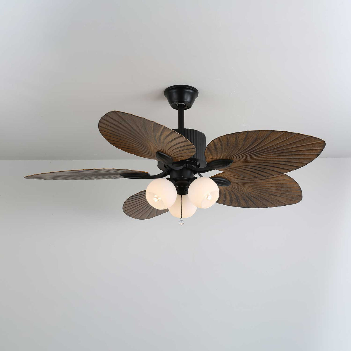 Deckenventilator Palm Whisper Vintage mit integrierter Beleuchtung 132 cm | Sansoti