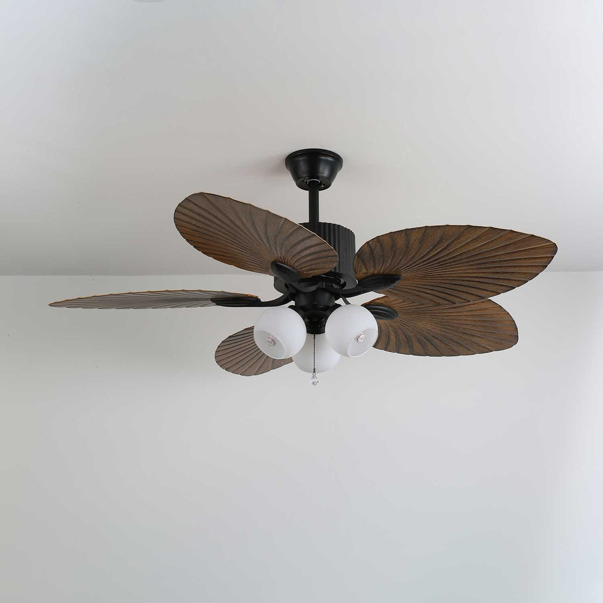 Deckenventilator Palm Whisper Vintage mit integrierter Beleuchtung 132 cm | Sansoti