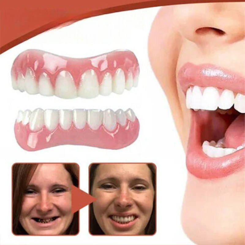 Dentures Adjustment Kit Silicone Comfortable Fit Natural Smile 5 Age Variants for Women and Men | Sansoti
