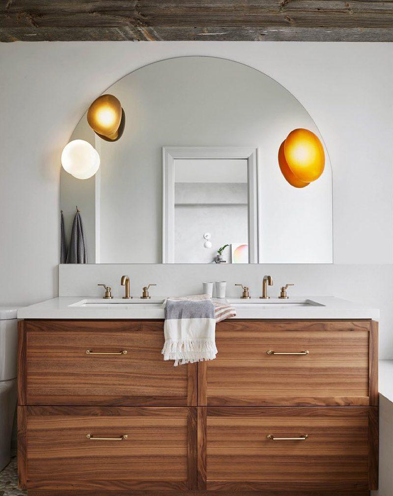 Glass Wall Light with Hand-Blown Bubble Glass – Sculptural Lighting, Scandinavian Design – Available in 4 Unique Models & 4 Colors | Sansoti
