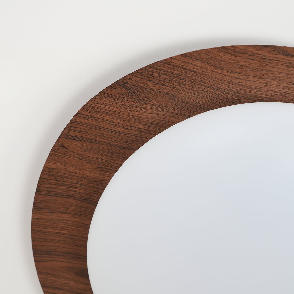 Deckenleuchte im organischen Kieseldesign mit Holzoptik, LED, Acryl und warmem Licht für Wohnzimmer und Esszimmer | Sansoti