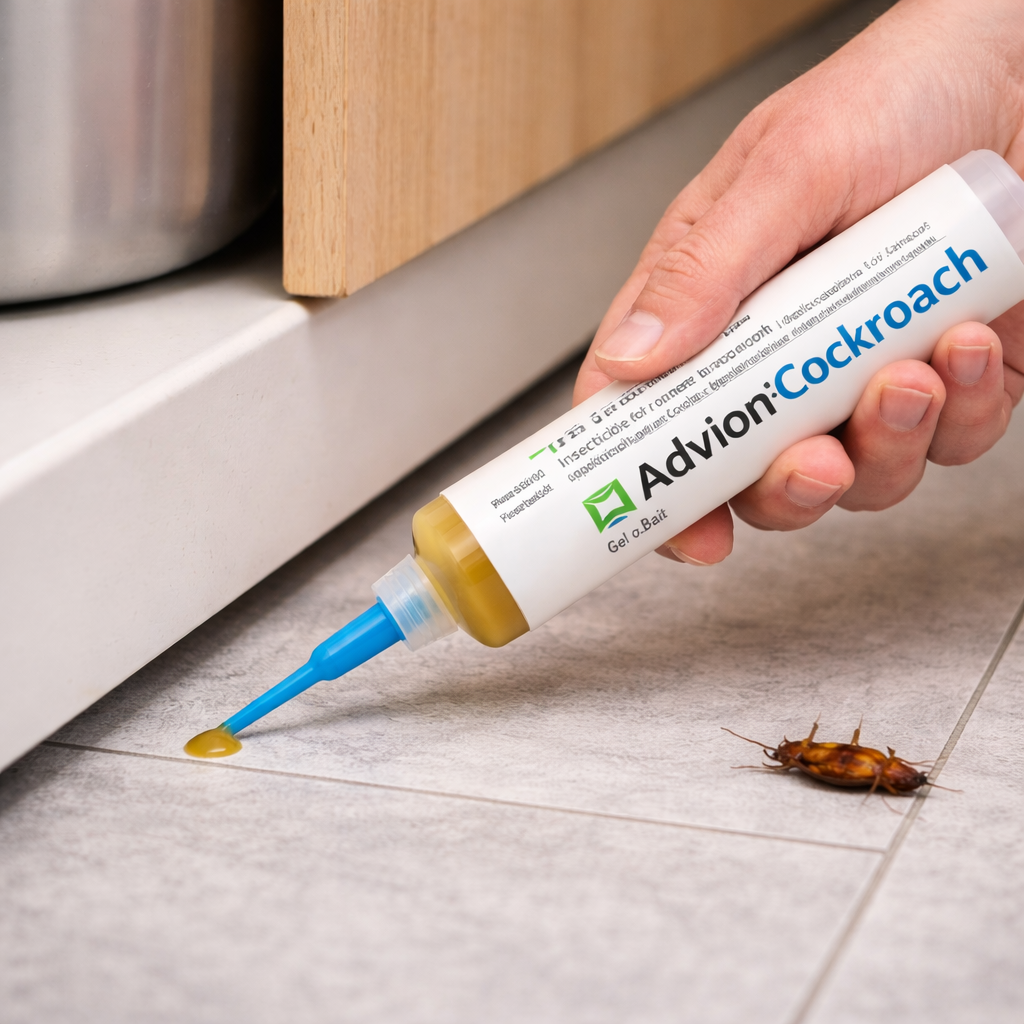 Insect Control Gel Bait Syringe 30g Indoor Use for Kitchen Bathroom Cracks Corners Effective | Sansoti