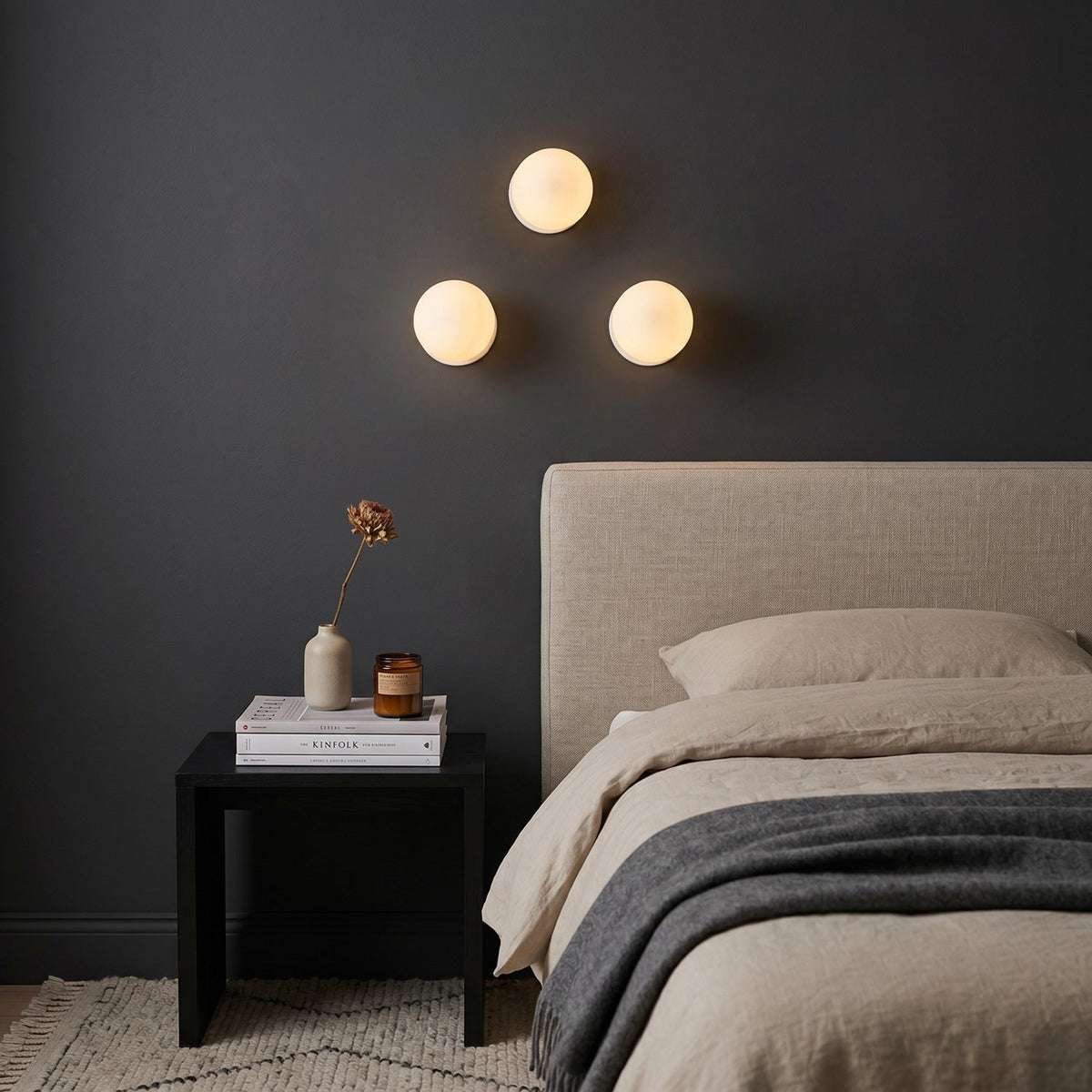 Glass Wall Lamp with Gold or Silver Socket – Modern Design for Bedroom and Living Room | Sansoti