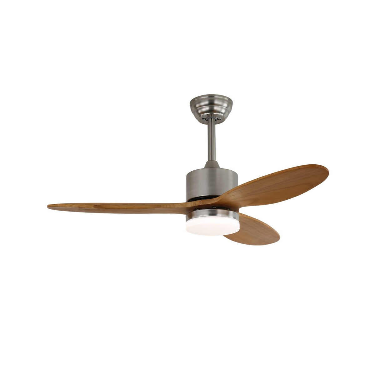 Elara Deckenventilator mit Beleuchtung — Minimalistisches Design mit Holzflügeln für optimale Luftzirkulation | Sansoti