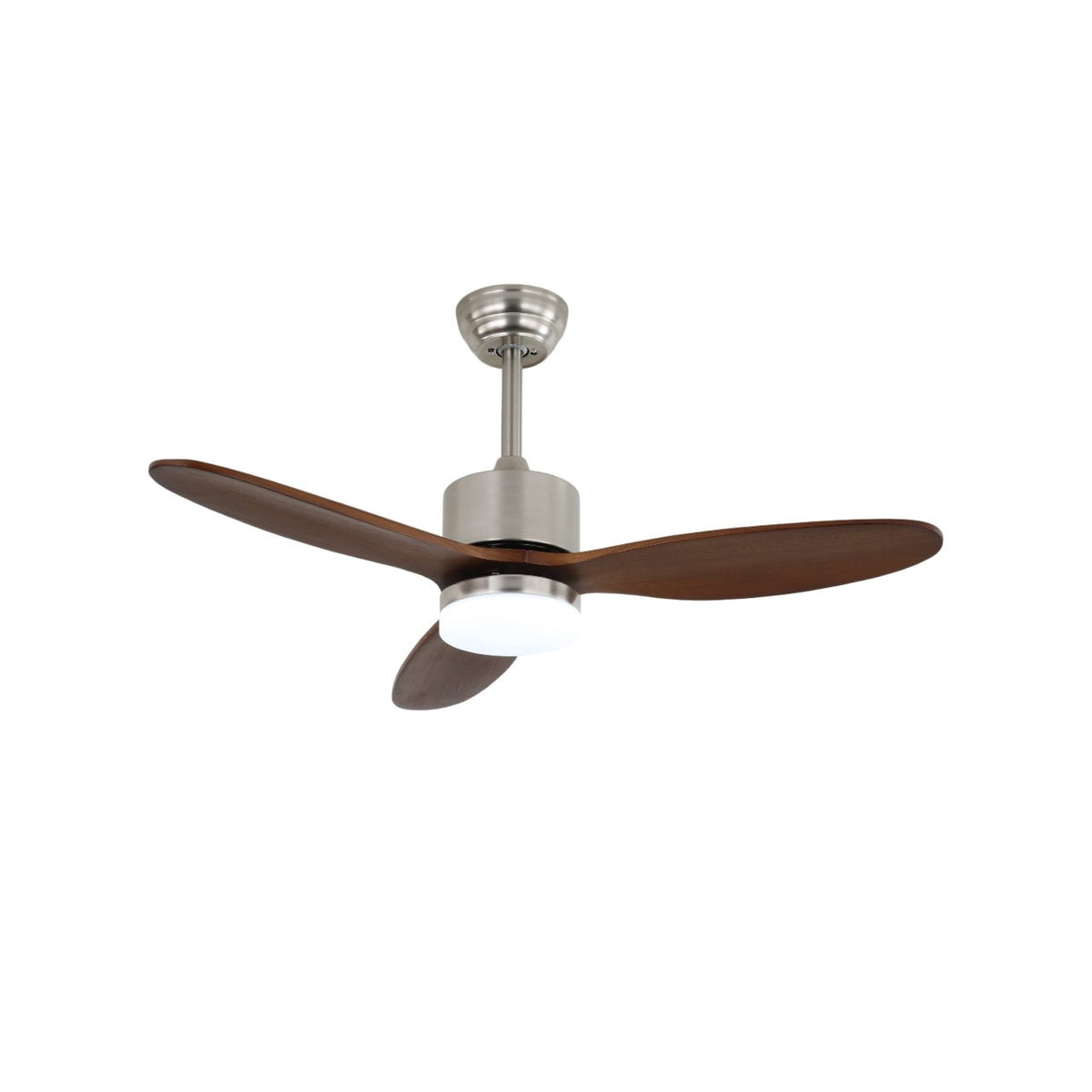 Elara Deckenventilator mit Beleuchtung — Minimalistisches Design mit Holzflügeln für optimale Luftzirkulation | Sansoti