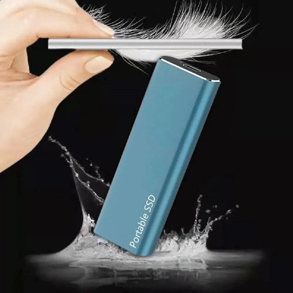 External SSD Hard Drive Aluminum USB-C Ultra-Fast Data Transfer Storage | Sansoti