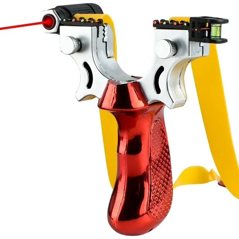 Slingshot with Laser Sight and Non-Slip Grip for Outdoor Use | Lightweight Precision Instrument for Outdoor Activities | Sansoti