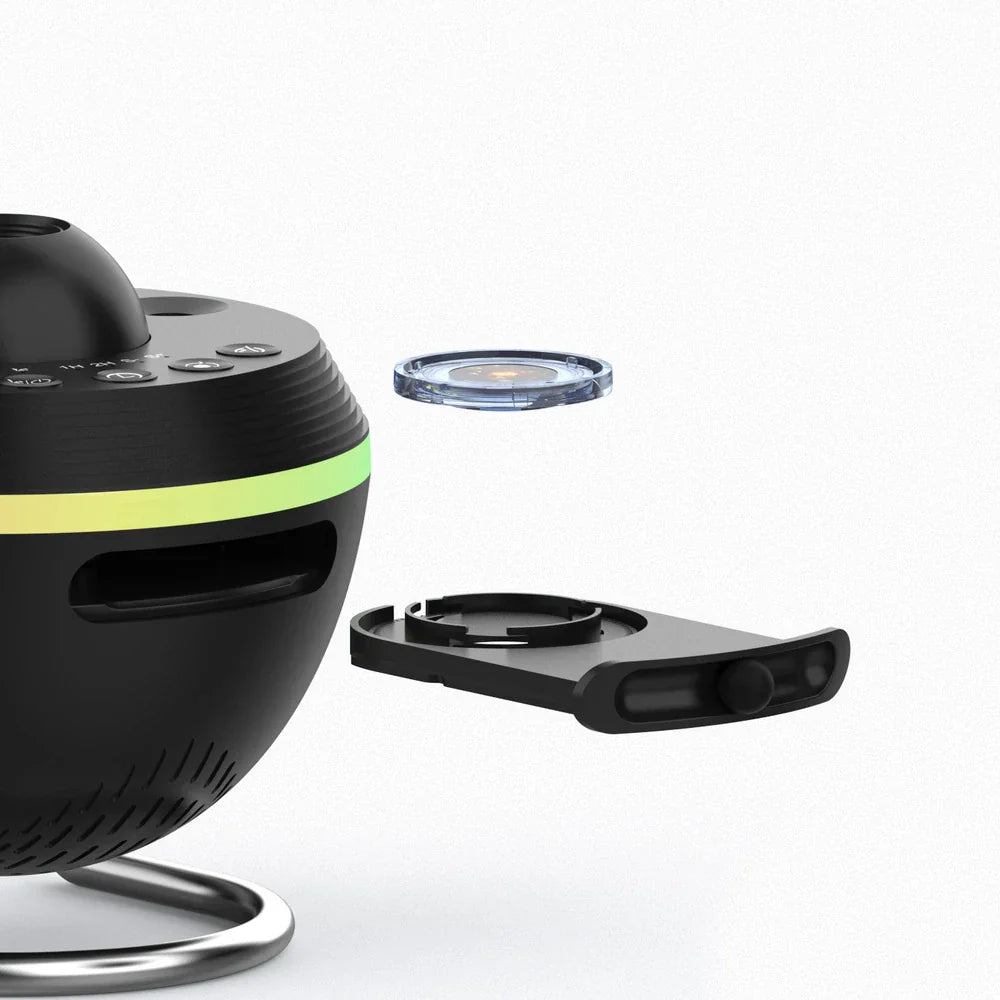 Sterrenprojector voor Slaapkamer LED Galaxy Projectorlamp met Timer Zwart/Wit | Sansoti