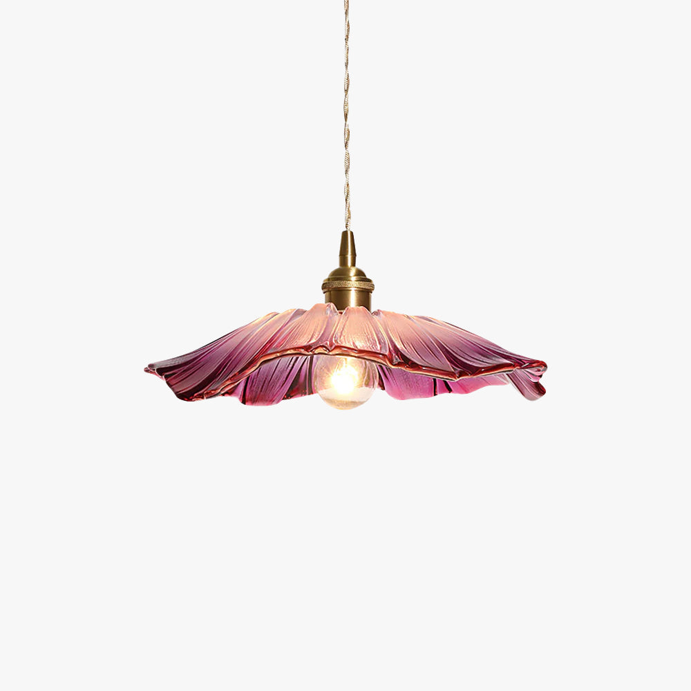 Glazen Bloemplafond- en Hanglamp met Messing Binnenlicht Retro Design Scandinavisch Eetkamer Slaapkamer | Sansoti