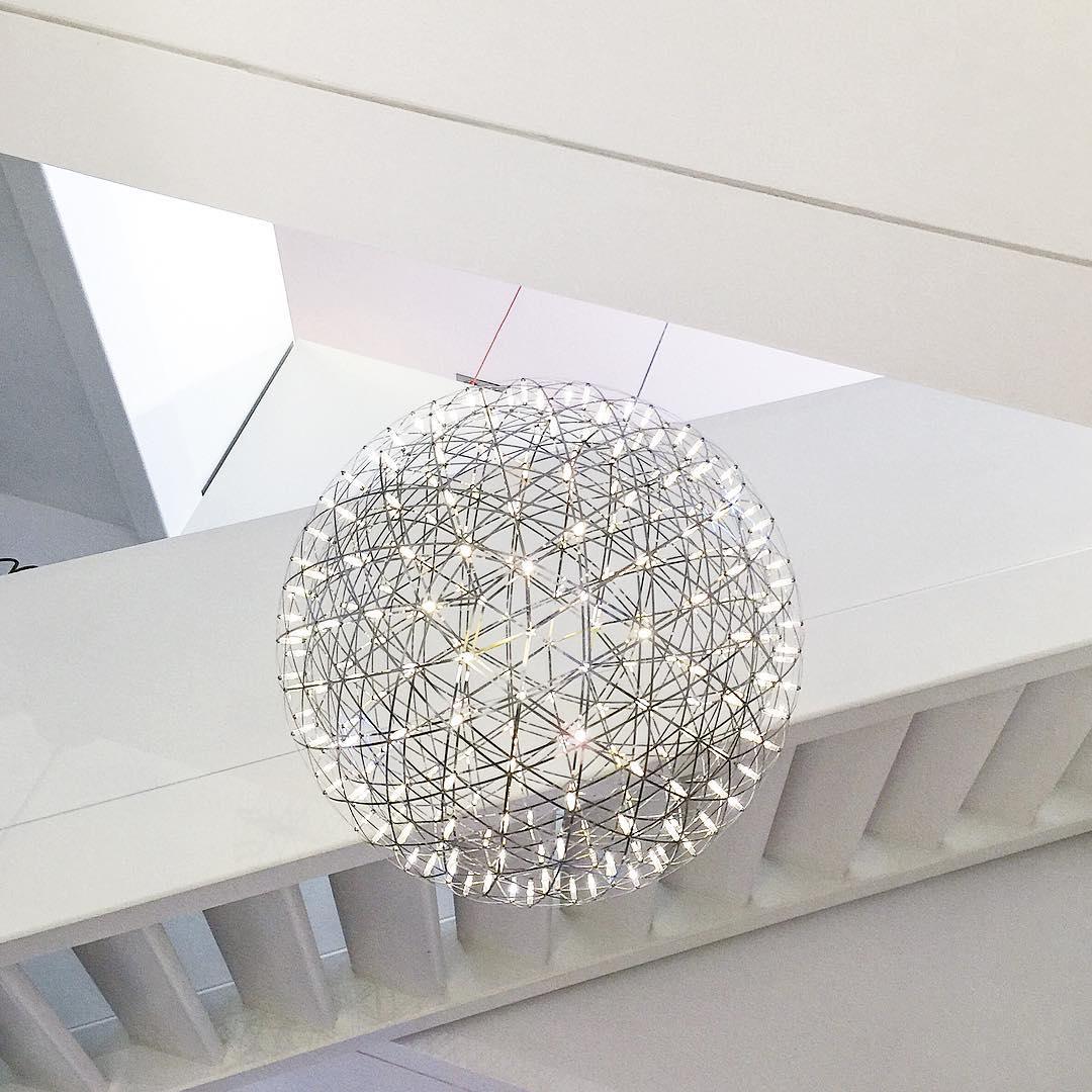 LED Pendant Lamp Silver Globe Ambient Lighting Modern Light Globe with Dimmable Light Points Transparent Crystal Globe Decorative Scandinavian Warm White Industrial Design Interior Lamp | Sansoti