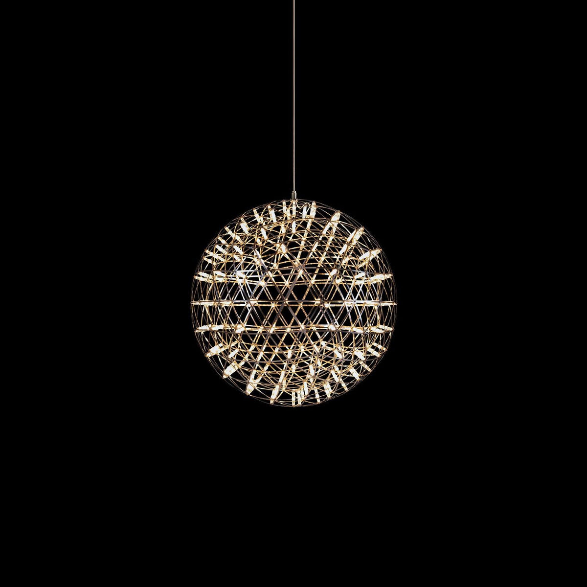 LED Pendant Lamp Silver Globe Ambient Lighting Modern Light Globe with Dimmable Light Points Transparent Crystal Globe Decorative Scandinavian Warm White Industrial Design Interior Lamp | Sansoti